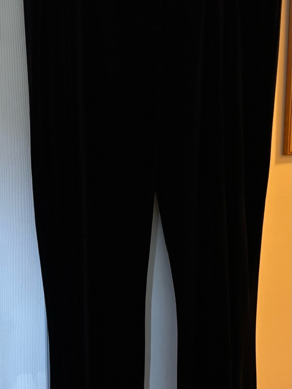 Classic Black Women's Velvet Pants